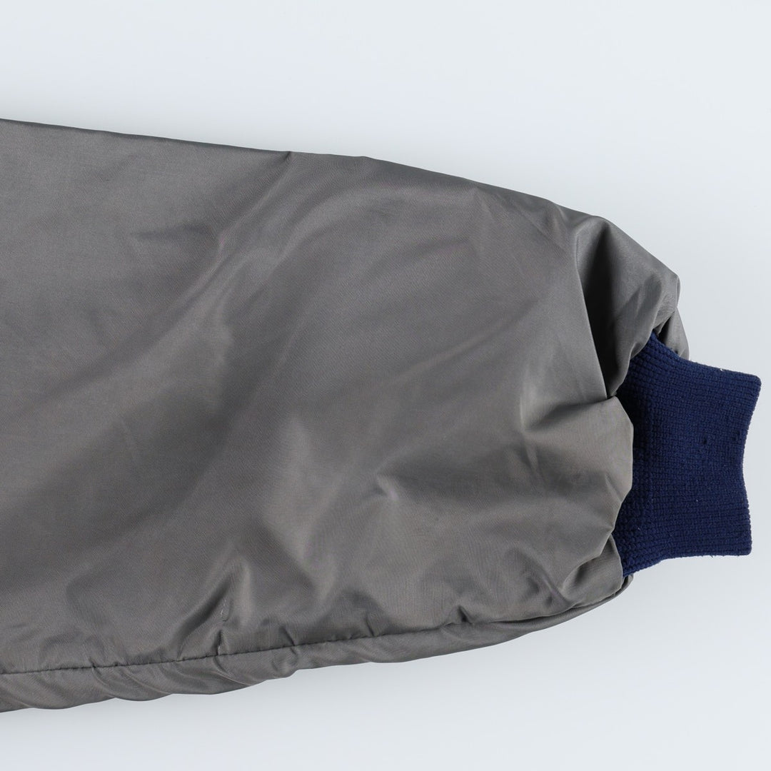 Vintage 80s-90'S LLBean nylon jacket, made in USA, men's size M equivalent. Nylon Charcoal Vintage Second Hand