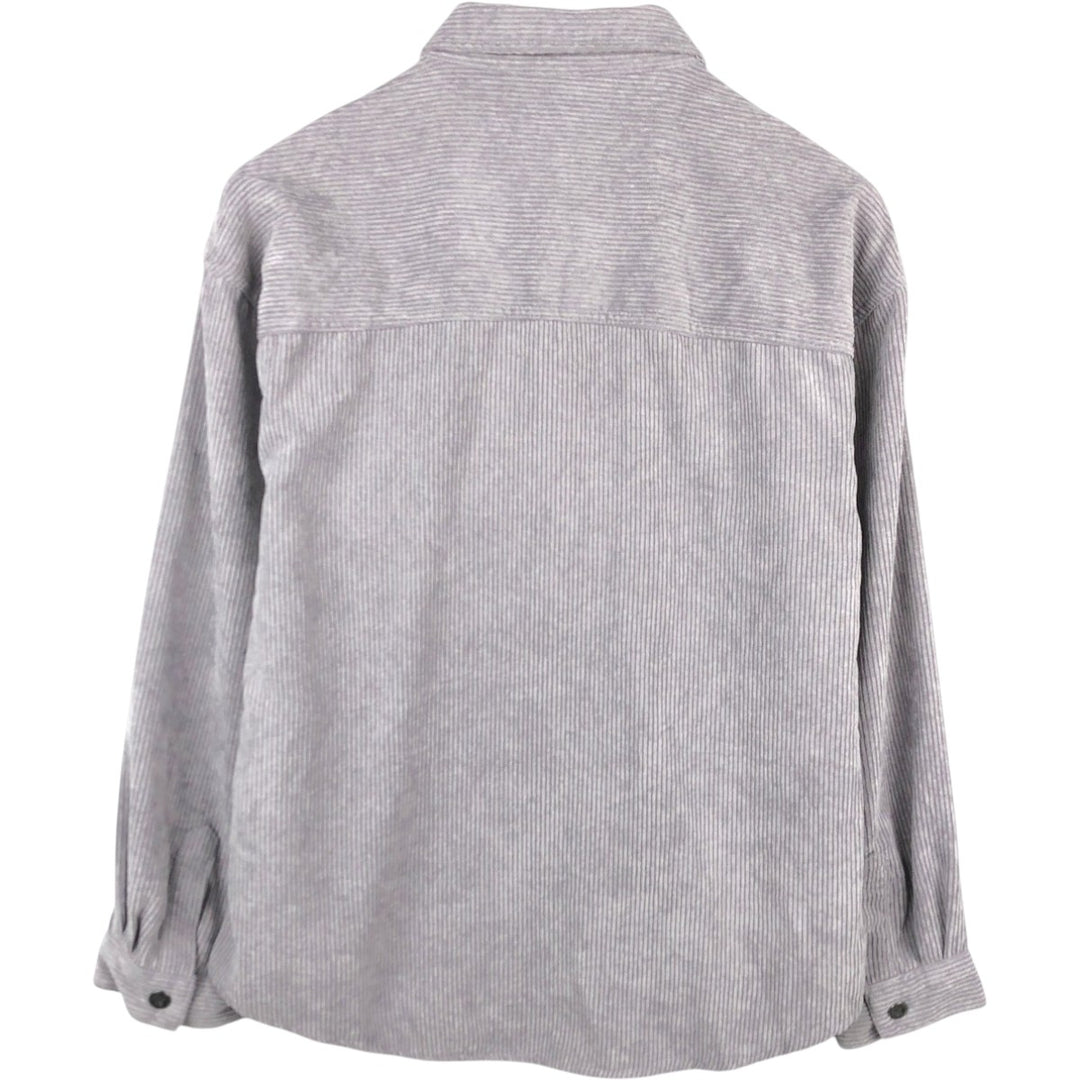 Velvet Heart Long-Sleeve Corduroy Shirt, Women's Size L (approx.) polyester purple type Vintage Second Hand