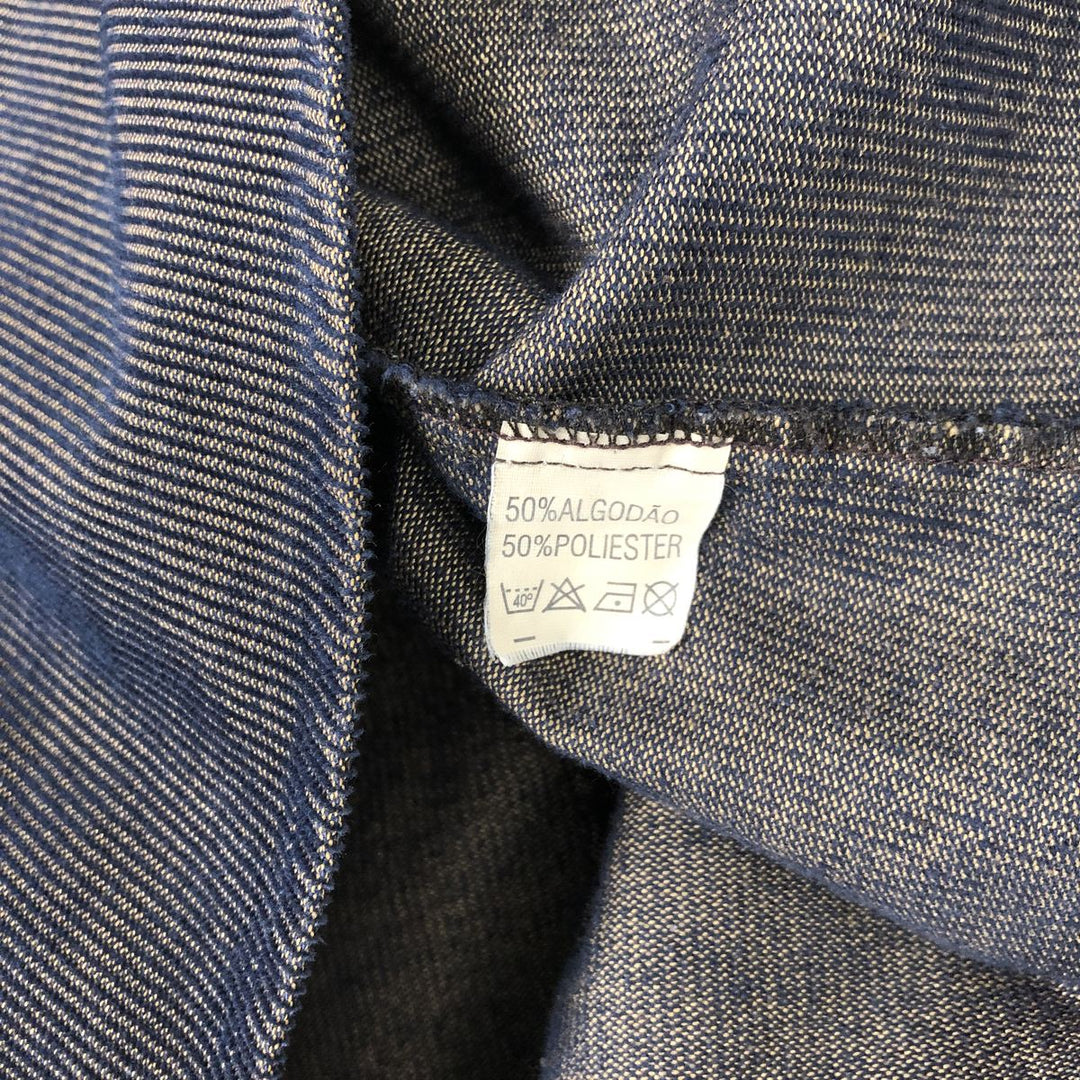 MADAME'S Long-Sleeve Corduroy Shirt, Women's Size M (approx.) cotton navy blue type Vintage Second Hand