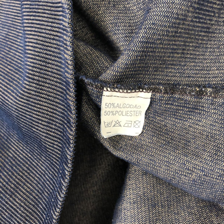MADAME'S Long-Sleeve Corduroy Shirt, Women's Size M (approx.) cotton navy blue type Vintage Second Hand