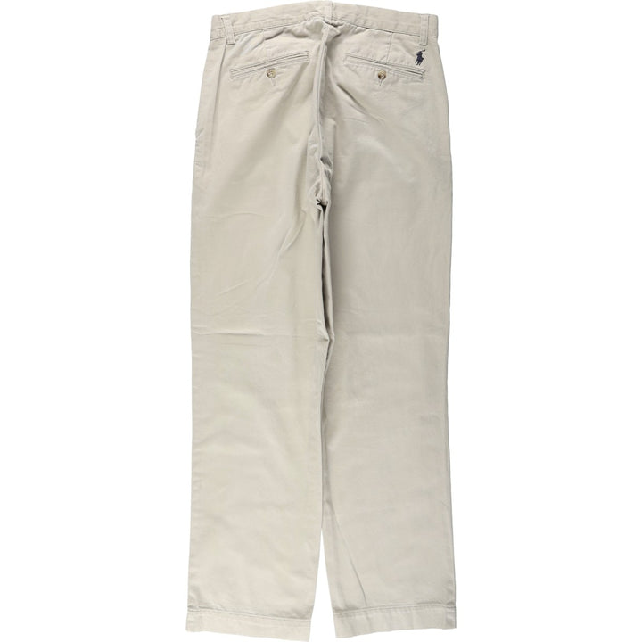 Ralph Lauren POLO by Ralph Lauren Two-pleat Chino Pants for Men, W32 equivalent cotton ivory Vintage Second Hand