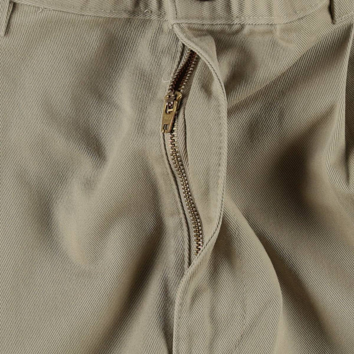 Ralph Lauren CHAPS Chino Pants, Men's W32 (approx.), Two-Pleat cotton Beige type Vintage Second Hand