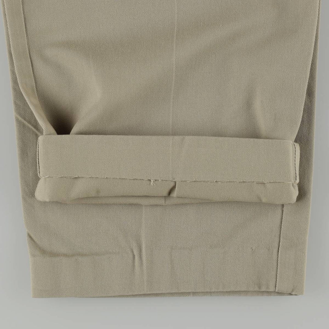 Ralph Lauren CHAPS Chino Pants, Men's W32 (approx.), Two-Pleat cotton Beige type Vintage Second Hand