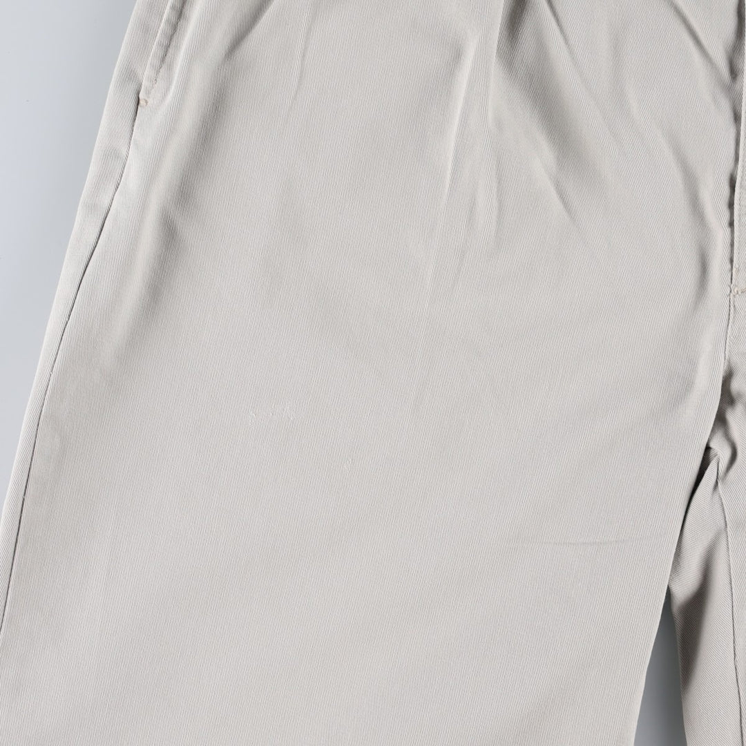 Ralph Lauren POLO RALPH LAUREN Two-pleat chino pants for men, size W34 cotton ivory Vintage Second Hand
