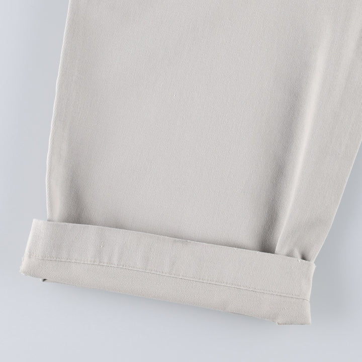 Ralph Lauren POLO RALPH LAUREN Two-pleat chino pants for men, size W34 cotton ivory Vintage Second Hand