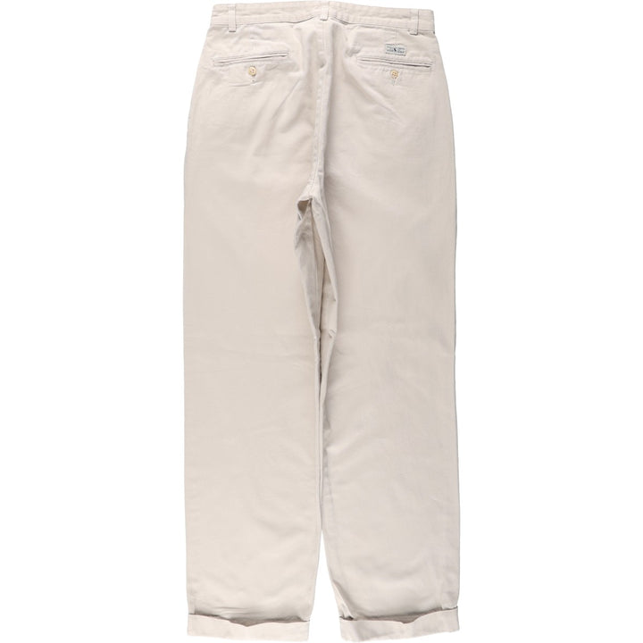 Ralph Lauren POLO RALPH LAUREN Men's Chino Pants, Size W32 cotton ivory Vintage Second Hand