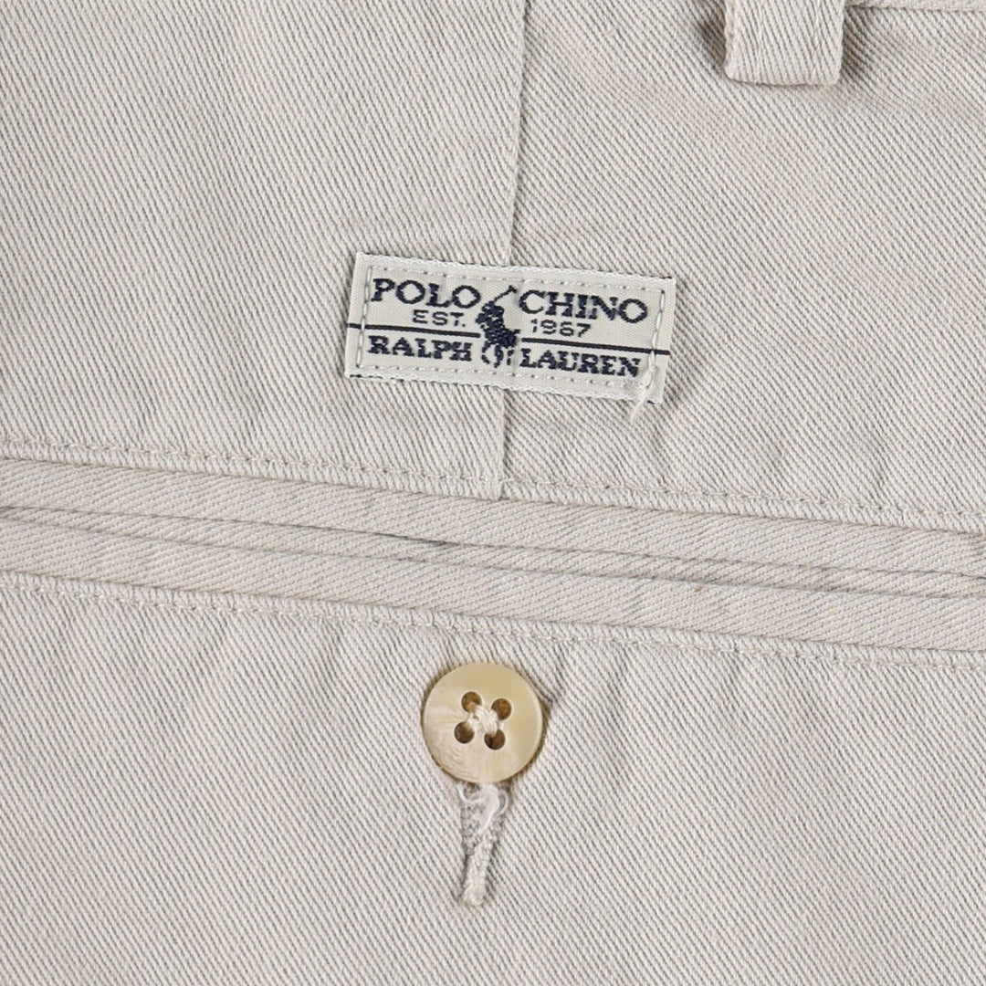 Ralph Lauren POLO RALPH LAUREN Men's Chino Pants, Size W32 cotton ivory Vintage Second Hand