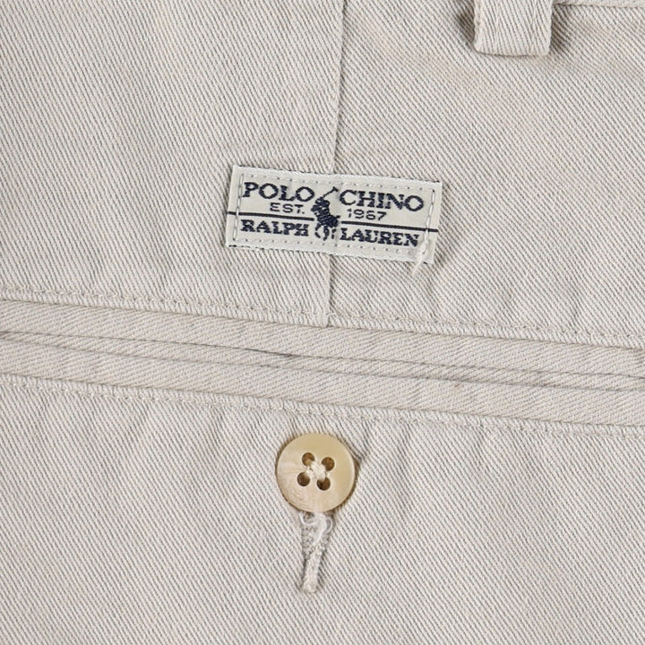 Ralph Lauren POLO RALPH LAUREN Men's Chino Pants, Size W32 cotton ivory Vintage Second Hand