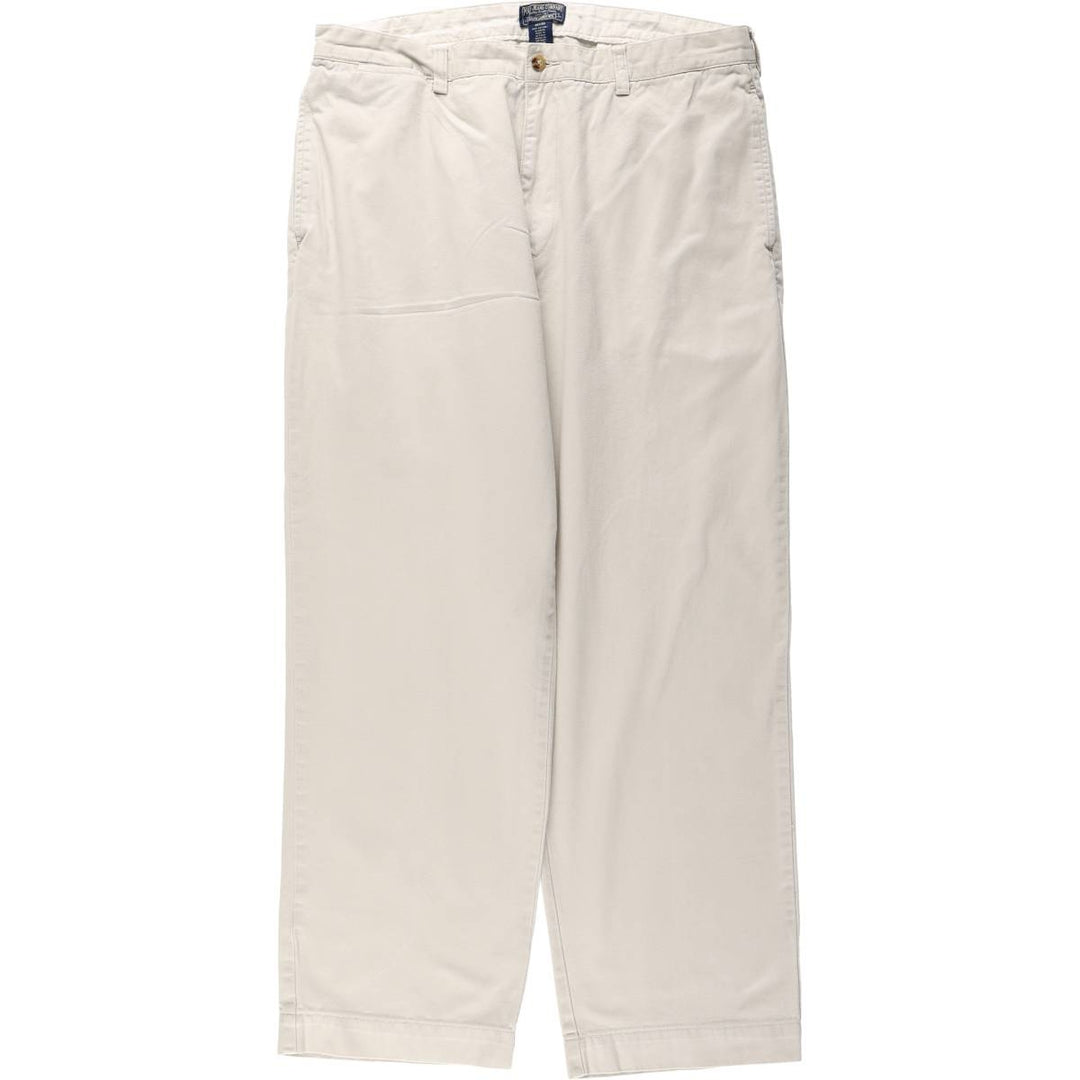 2000'S Ralph Lauren POLO JEANS COMPANY Chino Pants, Men's Size W36 (approx.) cotton Beige type Vintage Second Hand