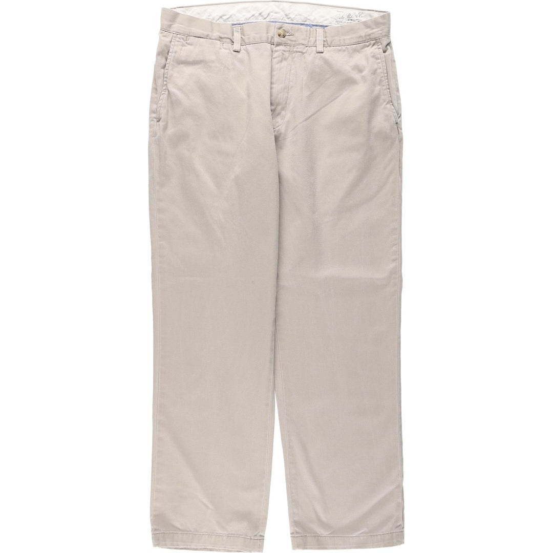 Ralph Lauren chino pants, men's size W35 (approx.) cotton ivory Vintage Second Hand