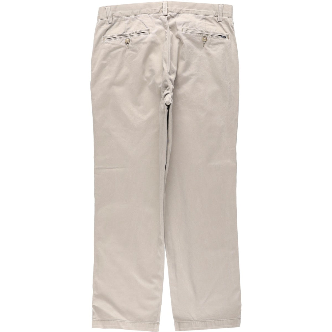 Ralph Lauren chino pants, men's size W35 (approx.) cotton ivory Vintage Second Hand