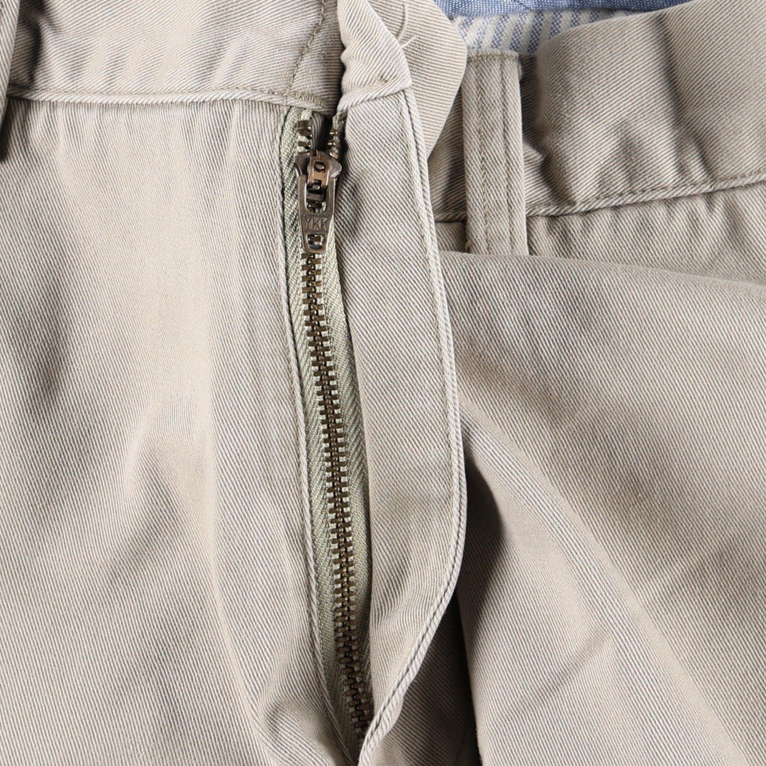 Ralph Lauren chino pants, men's size W35 (approx.) cotton ivory Vintage Second Hand