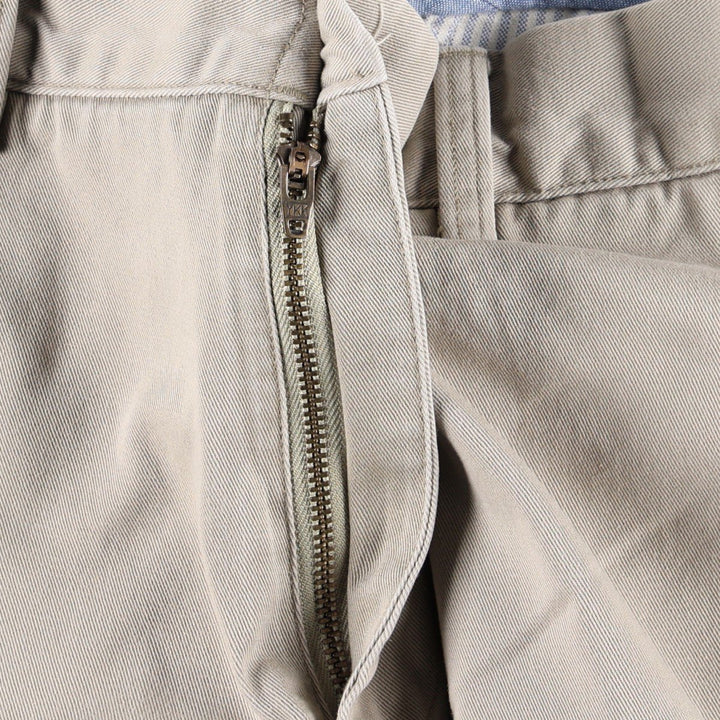 Ralph Lauren chino pants, men's size W35 (approx.) cotton ivory Vintage Second Hand