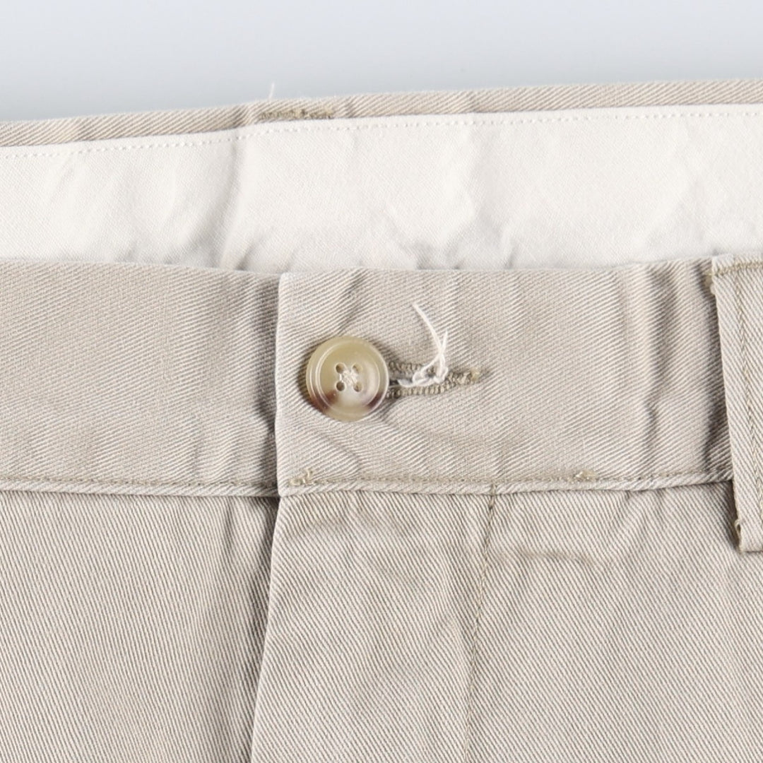 Ralph Lauren chino pants, men's size W35 (approx.) cotton ivory Vintage Second Hand