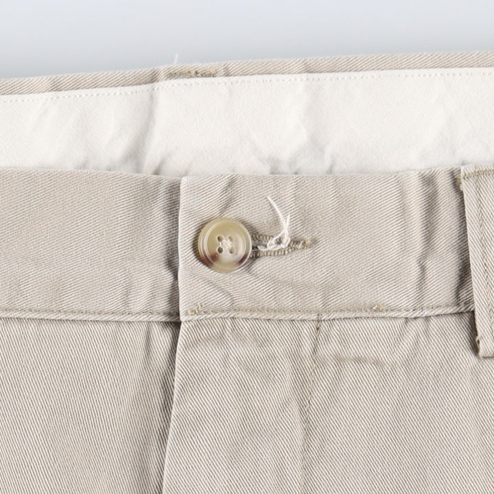 Ralph Lauren chino pants, men's size W35 (approx.) cotton ivory Vintage Second Hand