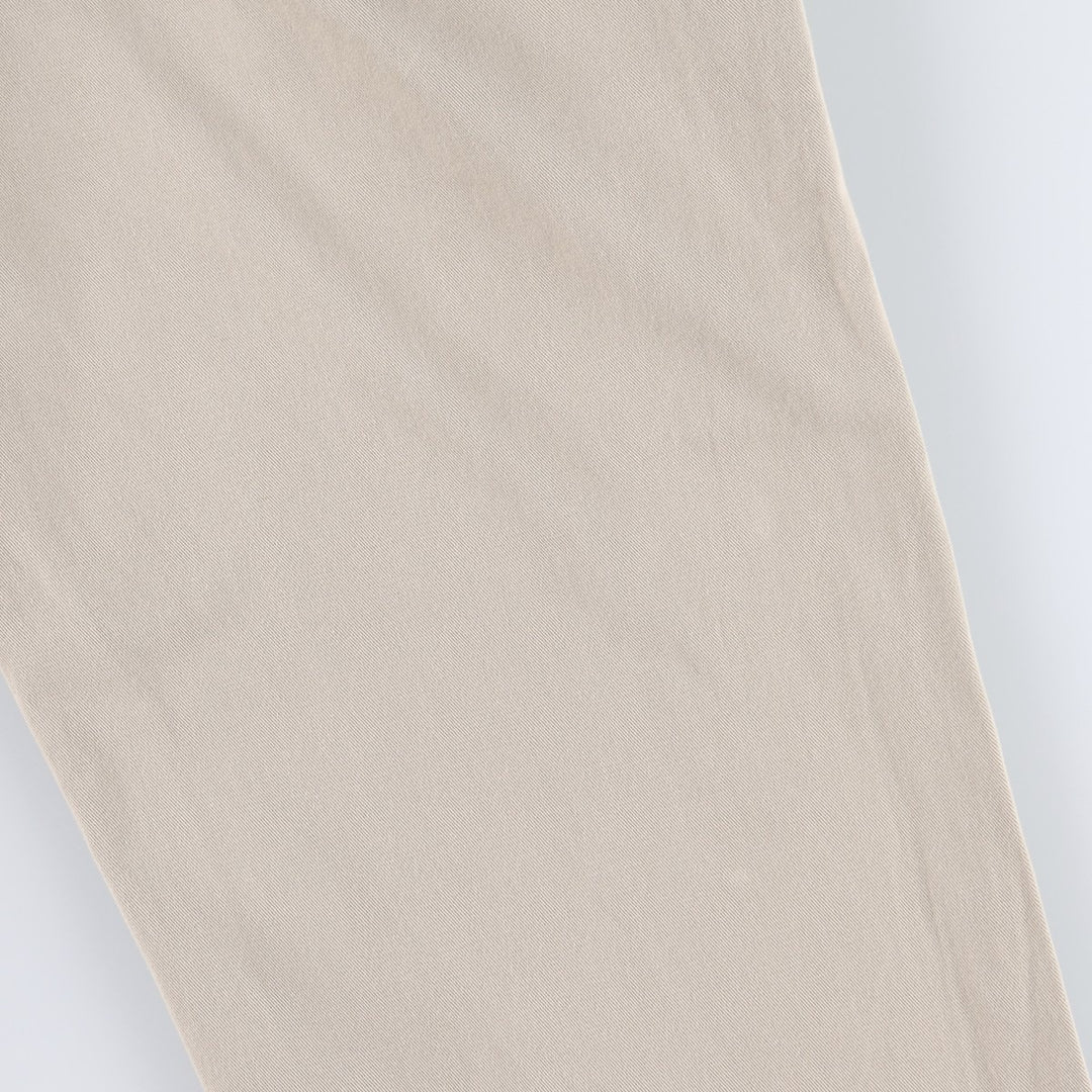 Ralph Lauren chino pants, men's size W35 (approx.) cotton ivory Vintage Second Hand