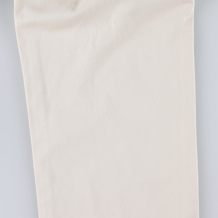 Ralph Lauren PROSPECT PANT Chino Pants, Men's W34 (approx.) cotton pale white type Vintage Second Hand