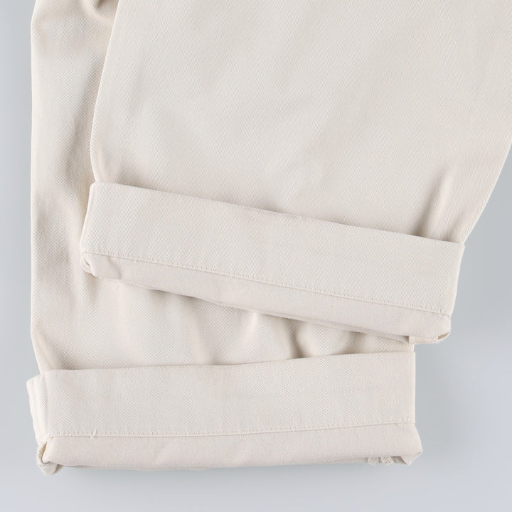 Ralph Lauren PROSPECT PANT Chino Pants, Men's W34 (approx.) cotton pale white type Vintage Second Hand