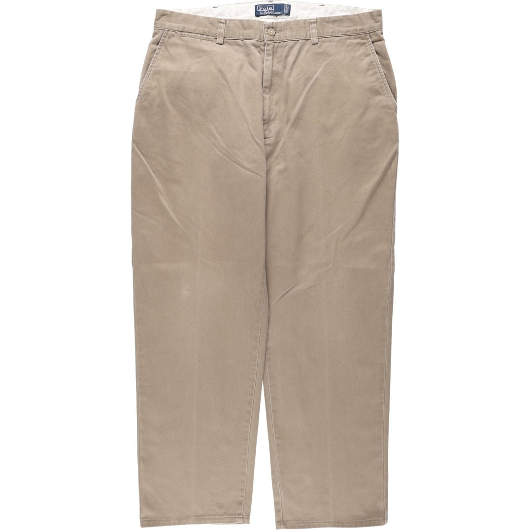 Ralph Lauren POLO by Ralph Lauren Chino Pants Men's W35 equivalent cotton beige type brown Vintage Second Hand