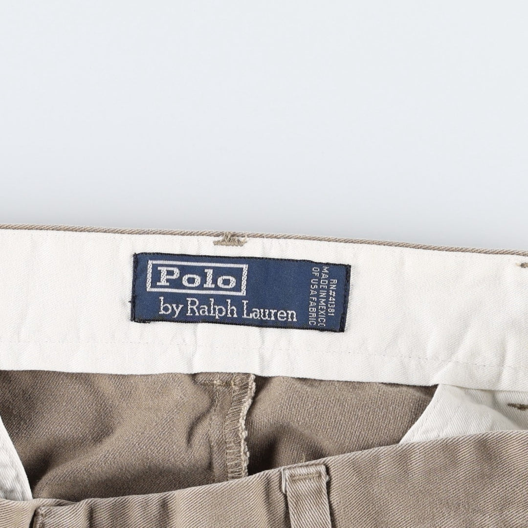 Ralph Lauren POLO by Ralph Lauren Chino Pants Men's W35 equivalent cotton beige type brown Vintage Second Hand