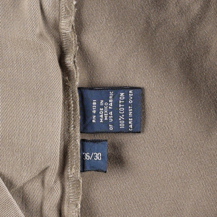 Ralph Lauren POLO by Ralph Lauren Chino Pants Men's W35 equivalent cotton beige type brown Vintage Second Hand