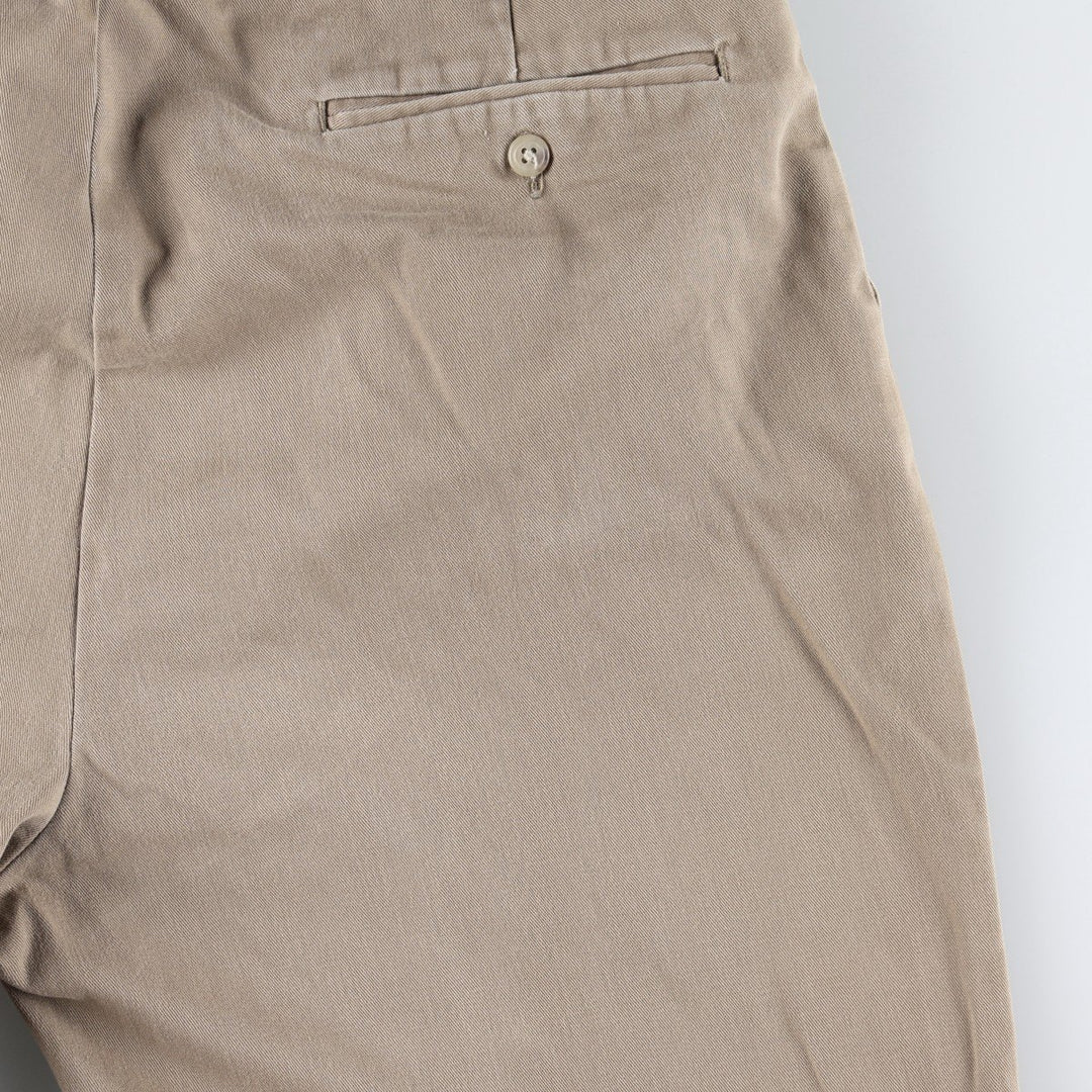 Ralph Lauren POLO by Ralph Lauren Chino Pants Men's W35 equivalent cotton beige type brown Vintage Second Hand