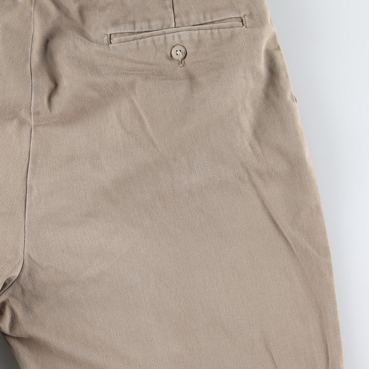 Ralph Lauren POLO by Ralph Lauren Chino Pants Men's W35 equivalent cotton beige type brown Vintage Second Hand