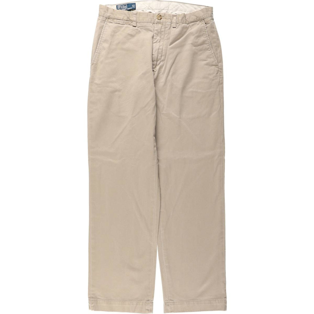 Ralph Lauren POLO by Ralph Lauren PRESTON PANT Chino pants for men, equivalent to W32 cotton Beige type Vintage Second Hand