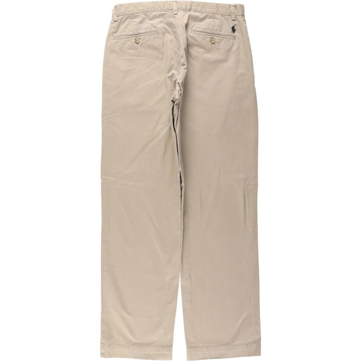 Ralph Lauren POLO by Ralph Lauren PRESTON PANT Chino pants for men, equivalent to W32 cotton Beige type Vintage Second Hand