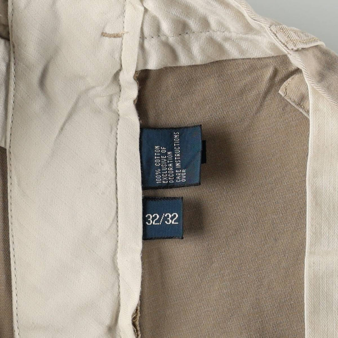 Ralph Lauren POLO by Ralph Lauren PRESTON PANT Chino pants for men, equivalent to W32 cotton Beige type Vintage Second Hand