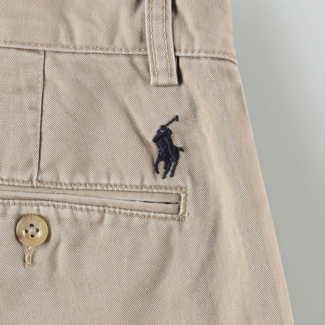 Ralph Lauren POLO by Ralph Lauren PRESTON PANT Chino pants for men, equivalent to W32 cotton Beige type Vintage Second Hand