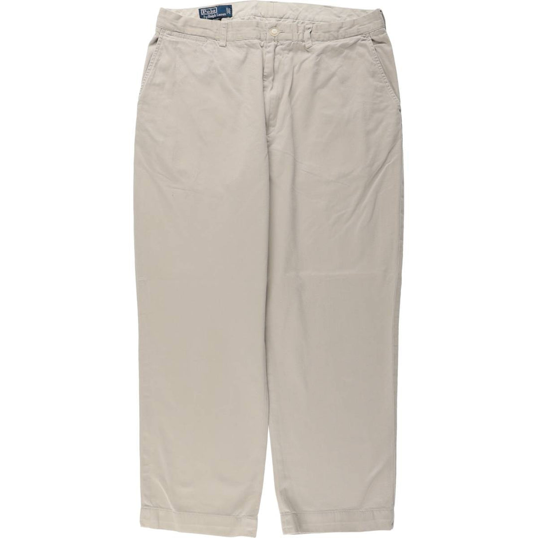 Ralph Lauren POLO by Ralph Lauren PROSPECT PANT Chino pants for men, equivalent to w35 cotton Beige type Vintage Second Hand