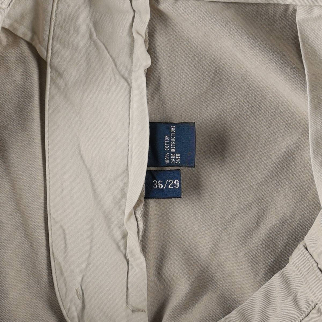 Ralph Lauren POLO by Ralph Lauren PROSPECT PANT Chino pants for men, equivalent to w35 cotton Beige type Vintage Second Hand