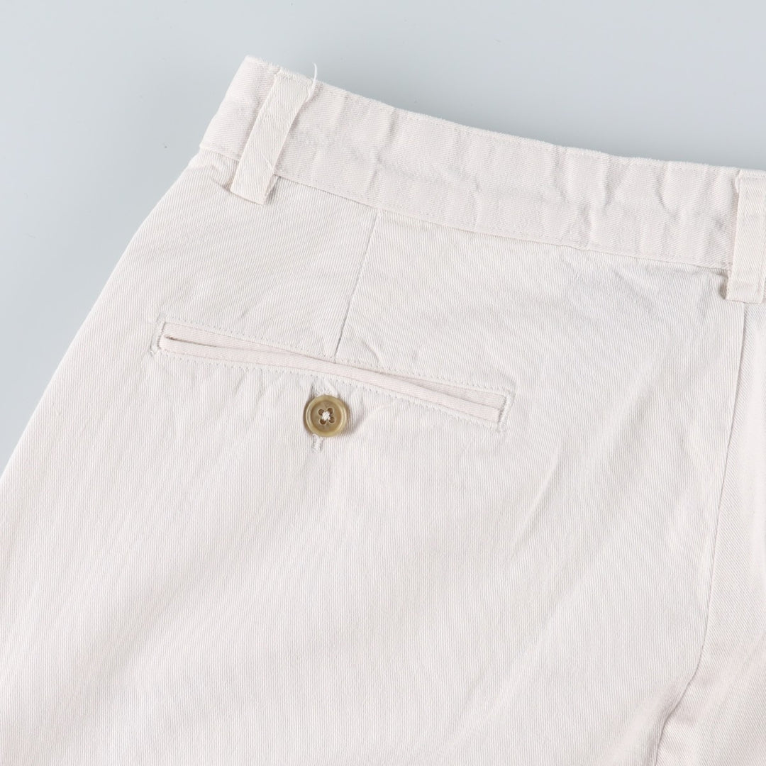 Ralph Lauren POLO RALPH LAUREN Two-pleat Chino Pants for Men, Size W32 cotton white type Vintage Second Hand