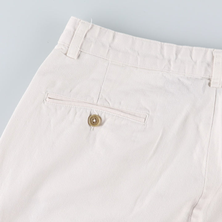 Ralph Lauren POLO RALPH LAUREN Two-pleat Chino Pants for Men, Size W32 cotton white type Vintage Second Hand