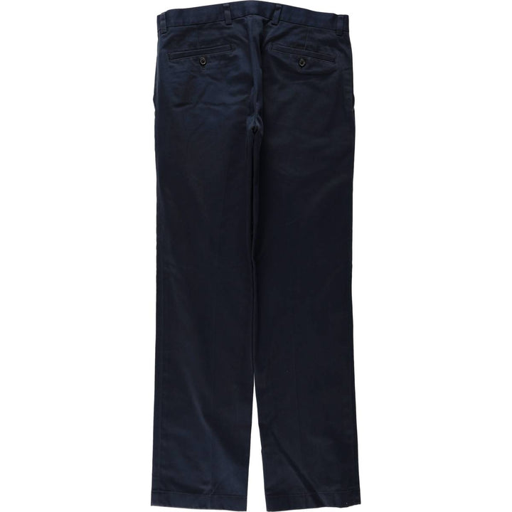 Brooks Brothers ADVANTAGE CHINO MILANO Chino Pants, Men's W34 (approx.) cotton navy blue type Vintage Second Hand