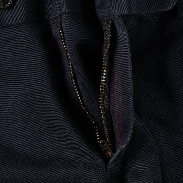 Brooks Brothers ADVANTAGE CHINO MILANO Chino Pants, Men's W34 (approx.) cotton navy blue type Vintage Second Hand