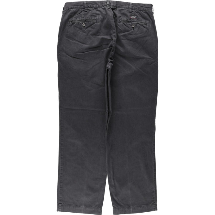 Ralph Lauren POLO by Ralph Lauren Two-pleat Chino Pants for Men, W36 cotton Charcoal Vintage Second Hand