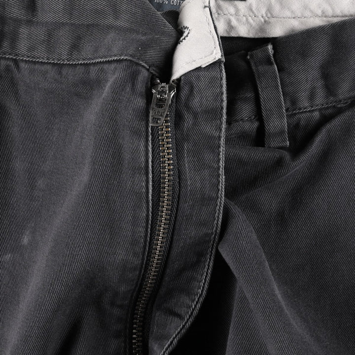 Ralph Lauren POLO by Ralph Lauren Two-pleat Chino Pants for Men, W36 cotton Charcoal Vintage Second Hand