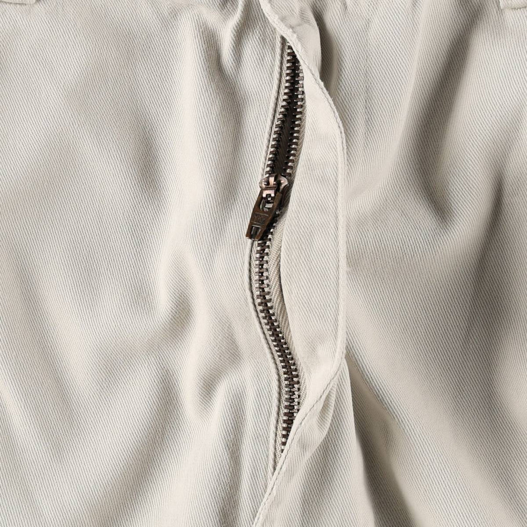 Ralph Lauren POLO by Ralph Lauren ANDREW PANT Chino Pants, Men's W35 equivalent, Two-pleat. cotton ivory Vintage Second Hand
