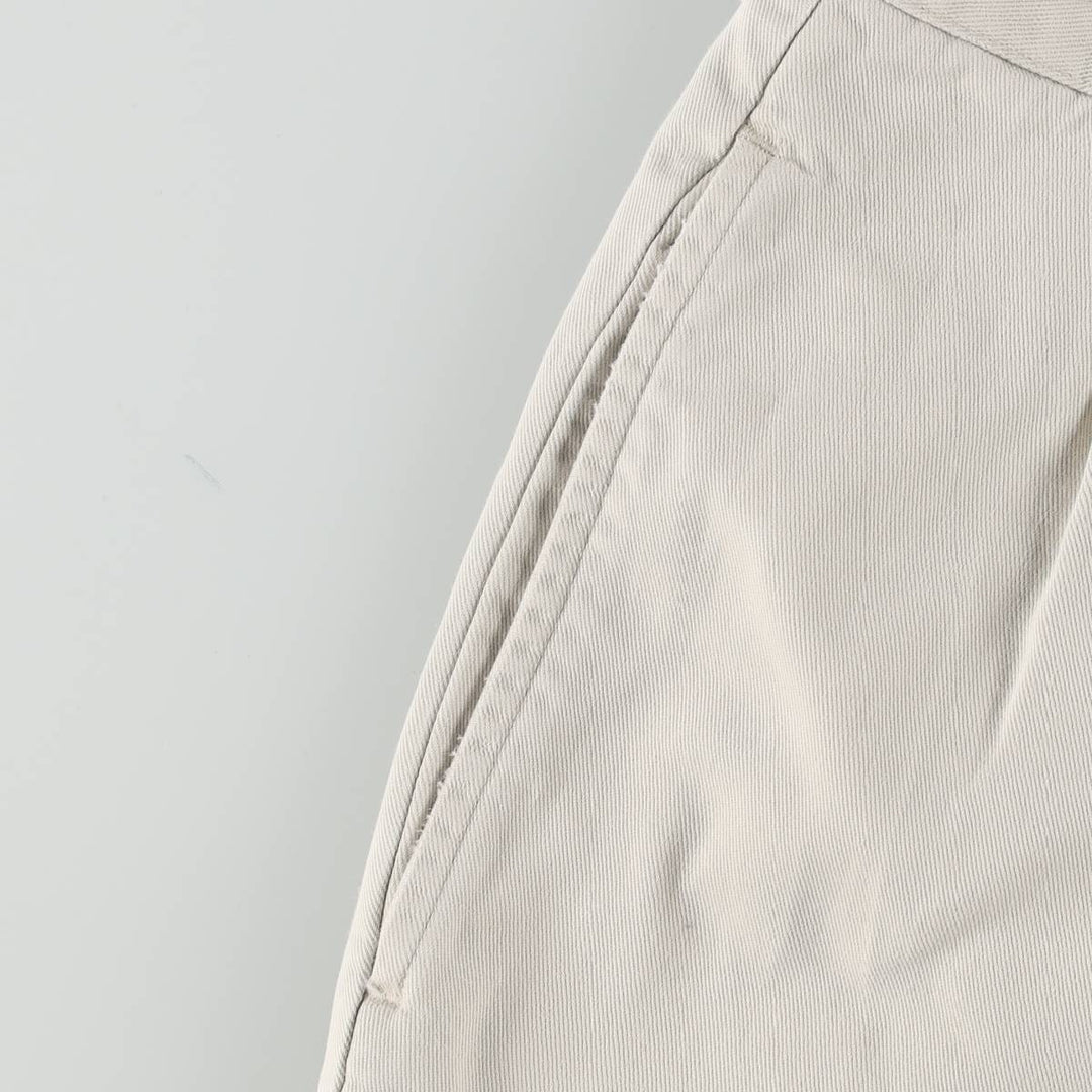 Ralph Lauren POLO by Ralph Lauren ANDREW PANT Chino Pants, Men's W35 equivalent, Two-pleat. cotton ivory Vintage Second Hand
