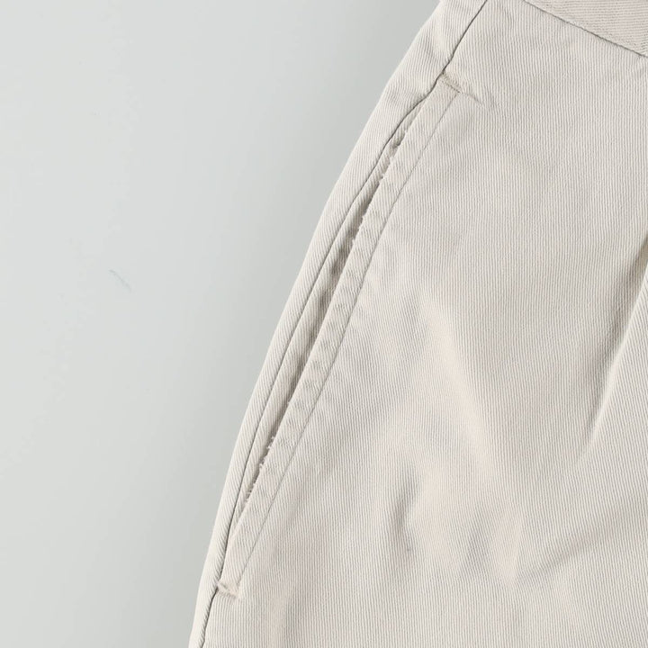 Ralph Lauren POLO by Ralph Lauren ANDREW PANT Chino Pants, Men's W35 equivalent, Two-pleat. cotton ivory Vintage Second Hand