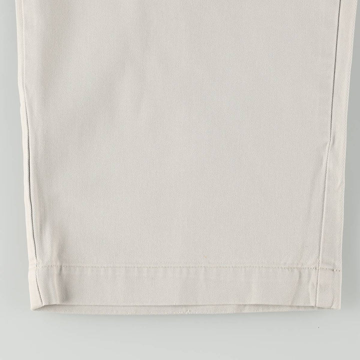 Ralph Lauren POLO by Ralph Lauren ANDREW PANT Chino Pants, Men's W35 equivalent, Two-pleat. cotton ivory Vintage Second Hand