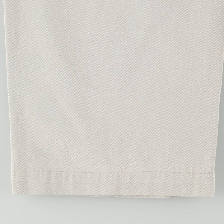 Ralph Lauren POLO by Ralph Lauren ANDREW PANT Chino Pants, Men's W35 equivalent, Two-pleat. cotton ivory Vintage Second Hand