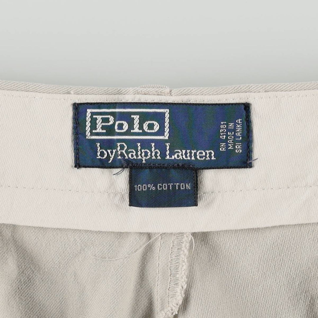 Ralph Lauren POLO by Ralph Lauren Chino Pants Men's W36 cotton ivory Vintage Second Hand