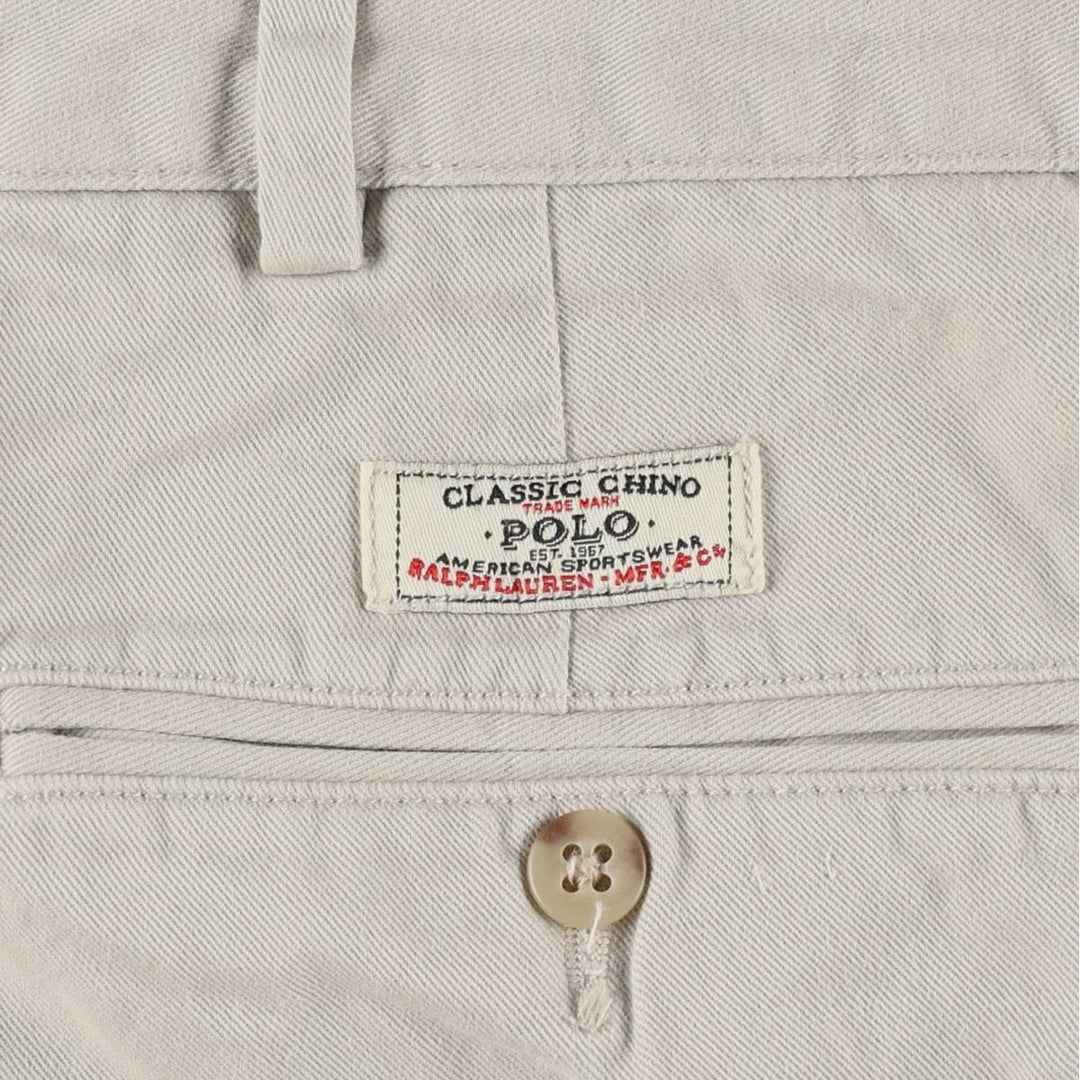 Ralph Lauren POLO by Ralph Lauren Chino Pants Men's W36 cotton ivory Vintage Second Hand