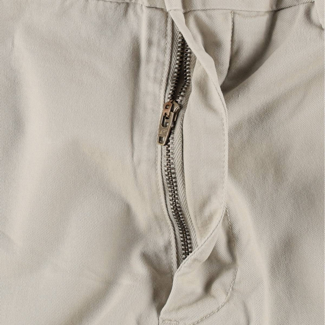 Ralph Lauren POLO RALPH LAUREN Stretch Straight Fit Chino Pants, Men's Size W34 (approx.) cotton ivory Vintage Second Hand