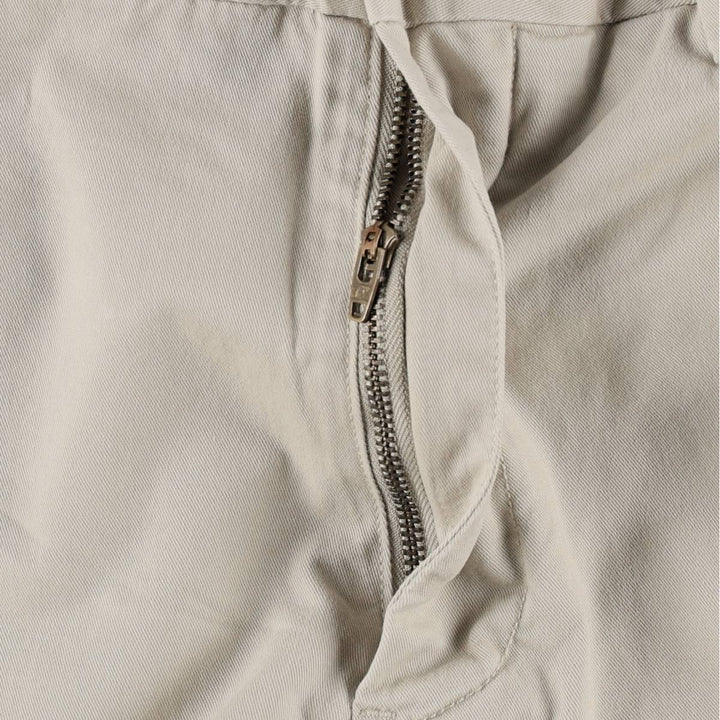 Ralph Lauren POLO RALPH LAUREN Stretch Straight Fit Chino Pants, Men's Size W34 (approx.) cotton ivory Vintage Second Hand