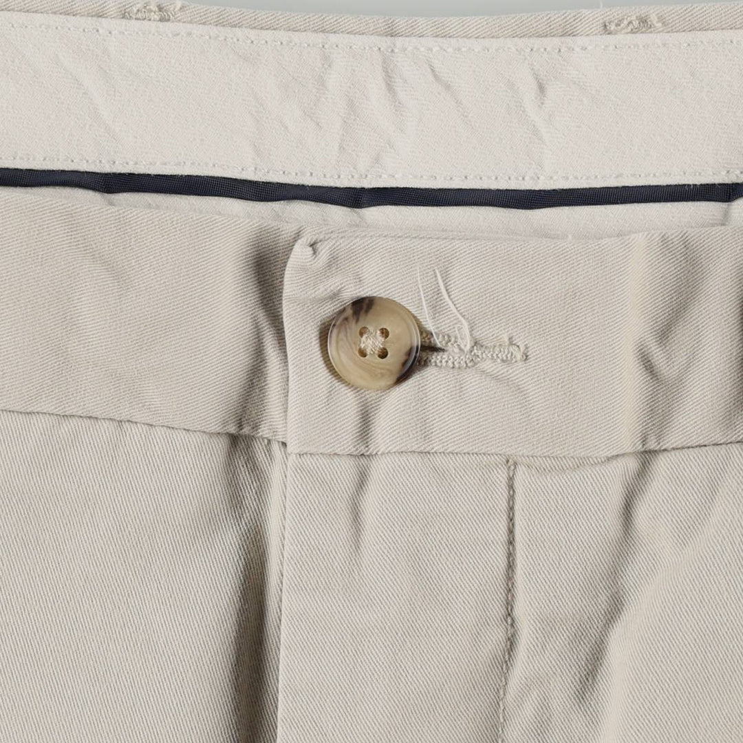 Ralph Lauren POLO RALPH LAUREN Stretch Straight Fit Chino Pants, Men's Size W34 (approx.) cotton ivory Vintage Second Hand