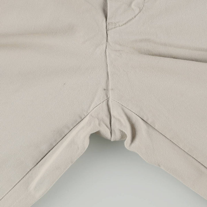 Ralph Lauren POLO RALPH LAUREN Stretch Straight Fit Chino Pants, Men's Size W34 (approx.) cotton ivory Vintage Second Hand